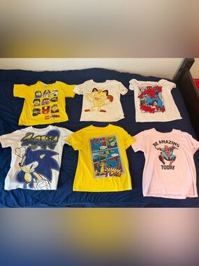 Kids Yellow LEGO Ninjago & Character T-Shirt Bundle - Assorted Designs
